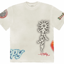 Travis Scott Siren Tee White