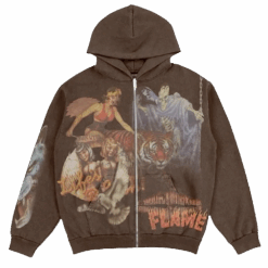 Travis Scott Utopia Circus Maximus 2023 Tour Zip-Up Hoodie
