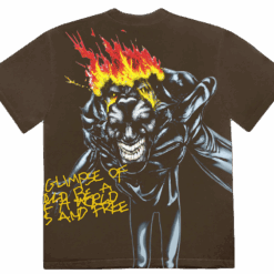 Travis Scott Utopia I Tee Brown