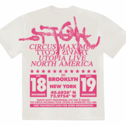 Travis Scott Utopia Is In Brooklyn Tee White