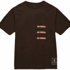 Travis Scott x Mitchell Ness Clemson Tigers Seal T Shirt Brown