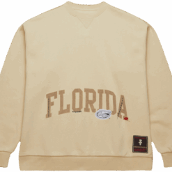 Travis Scott x Mitchell Ness Florida Gators Pullover Sweatshirt Tan