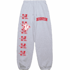 Travis Scott x Mitchell Ness Houston Cougars Classic Sweatpants Heather Gray