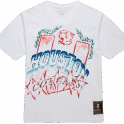 Travis Scott x Mitchell & Ness Houston Cougars Hand-Drawn T-Shirt