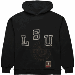 Travis Scott x Mitchell & Ness LSU Tigers Overlap Pullover Hoodie