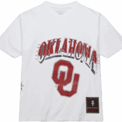 Travis Scott x Mitchell Ness Oklahoma Sooners Hand Drawn T Shirt White