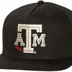 Travis Scott x Mitchell Ness Texas AM Aggies Snapback Hat Black