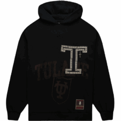 Travis Scott x Mitchell Ness Texas AM Aggies Overlap Pullover Hoodie Black