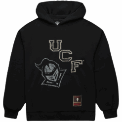 Travis Scott x Mitchell Ness UCF Knights Overlap Pullover Hoodie Black