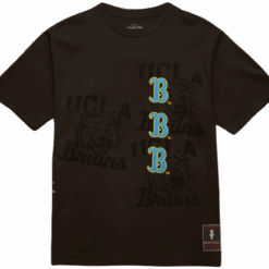 Travis Scott x Mitchell Ness UCLA Bruins Seal T Shirt Brown