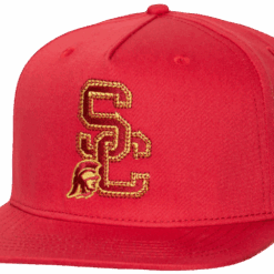 Travis Scott x Mitchell Ness USC Trojans Snapback Hat Red