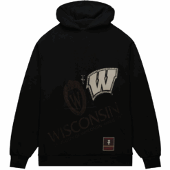 Travis Scott x Mitchell & Ness Wisconsin Badgers Overlap Pullover Hoodie