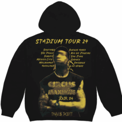 TOUR 24 BLACK HOODIE