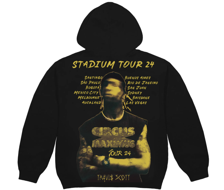 TOUR 24 BLACK HOODIE
