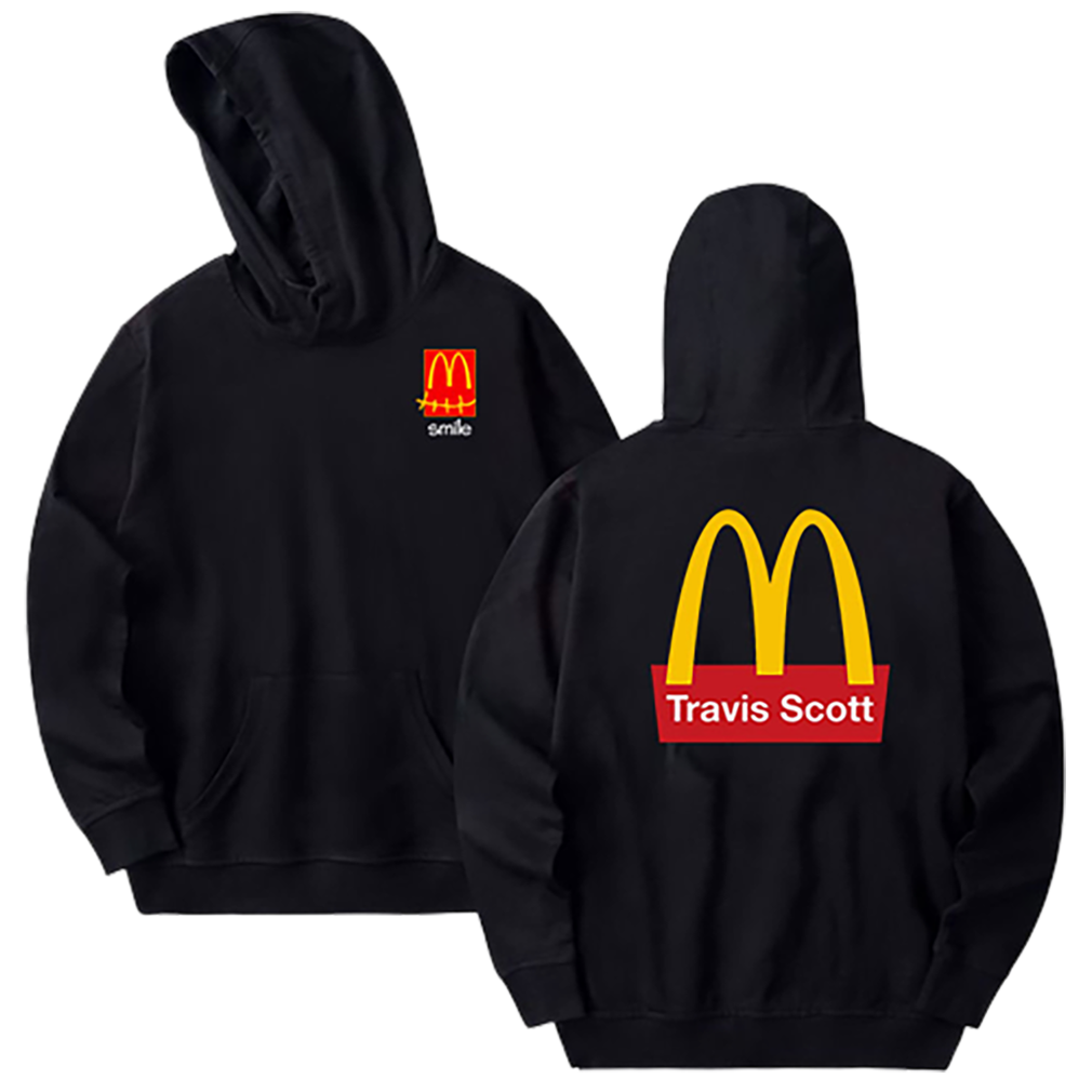 Travis Scott Mcdonalds Smile Hoodie
