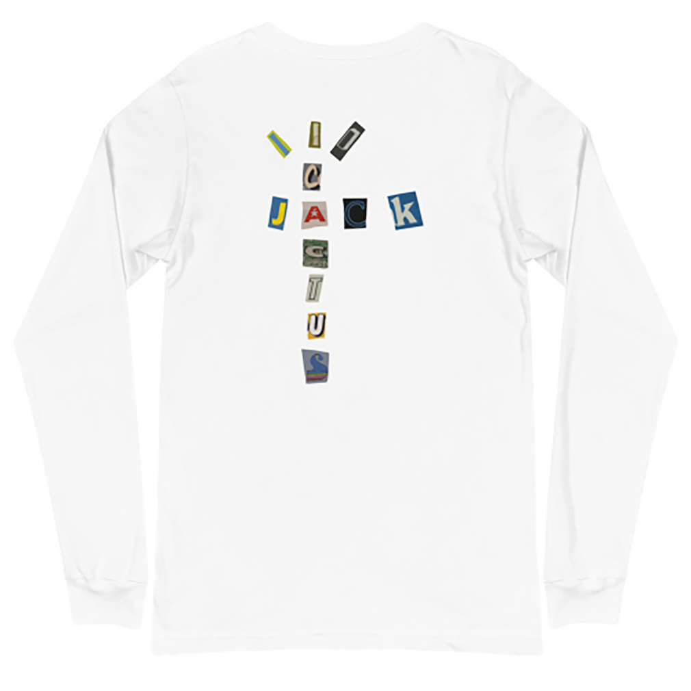 Cactus Jack Letters Long Sleeve Tee - Back