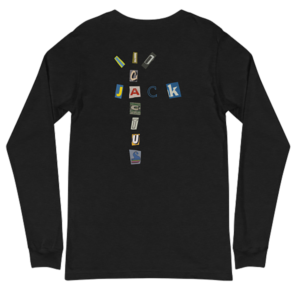 Cactus Jack Letters Long Sleeve Tee – Back