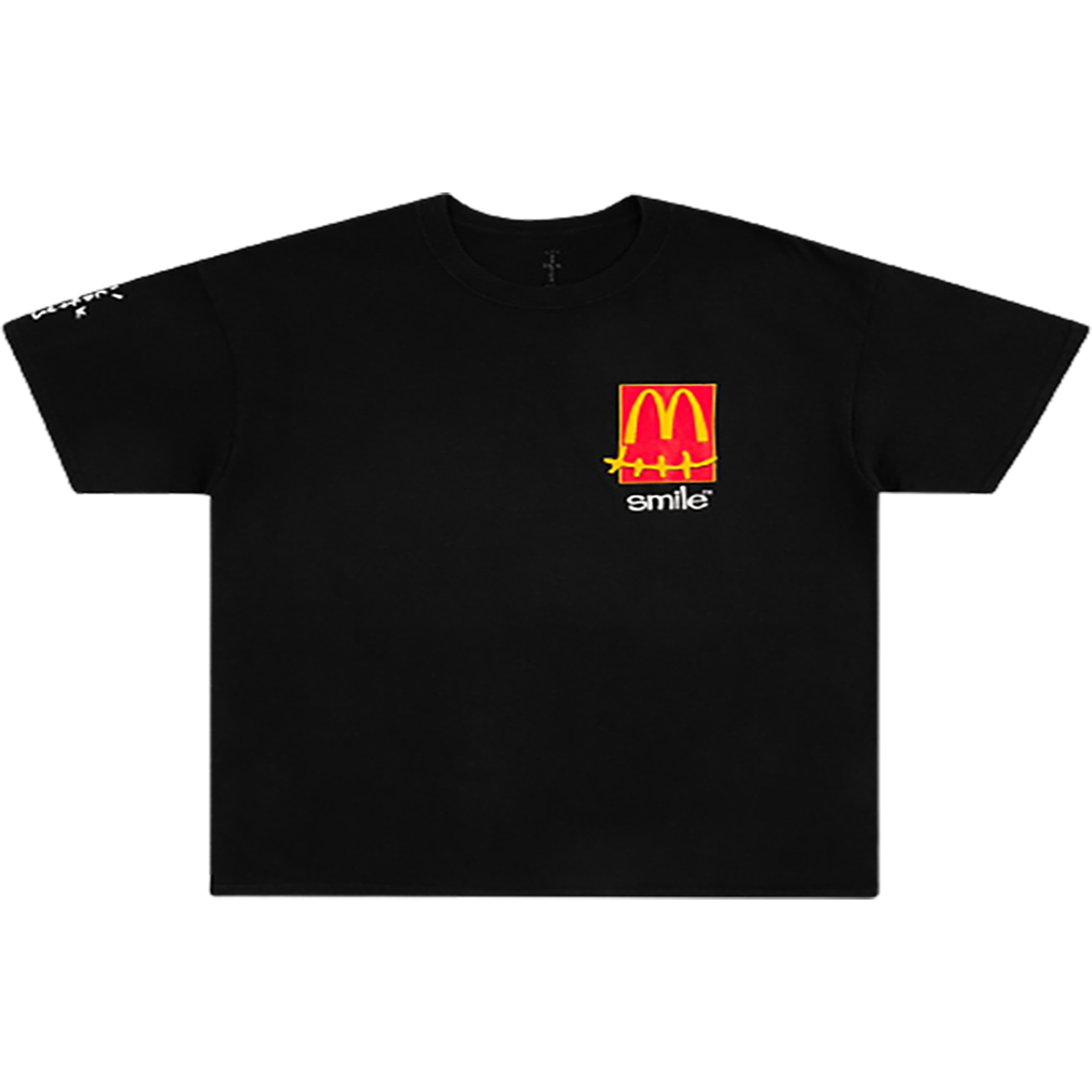 Travis Scott X Mcdonald’s Smile T-shirt
