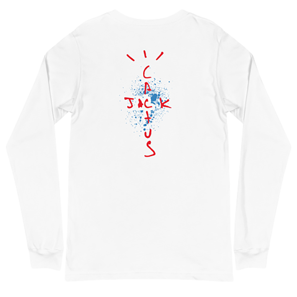 Cactus Jack Colored Logo Full Sleeve Tee