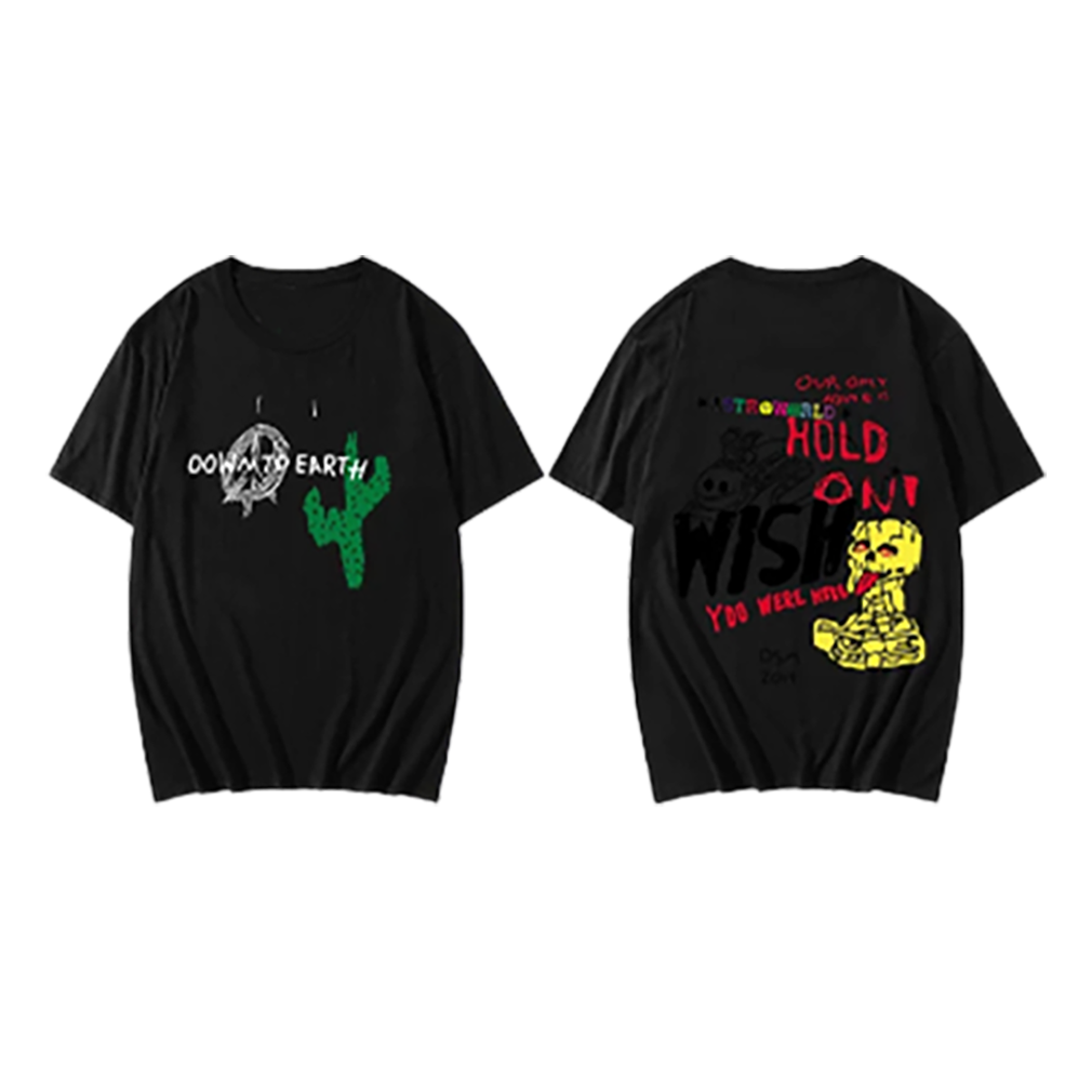 Travis Scott Astroworld Out of World Hold on Tee