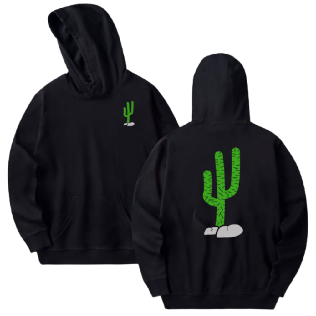 Cactus Jack Colored Logo Hoodie Black