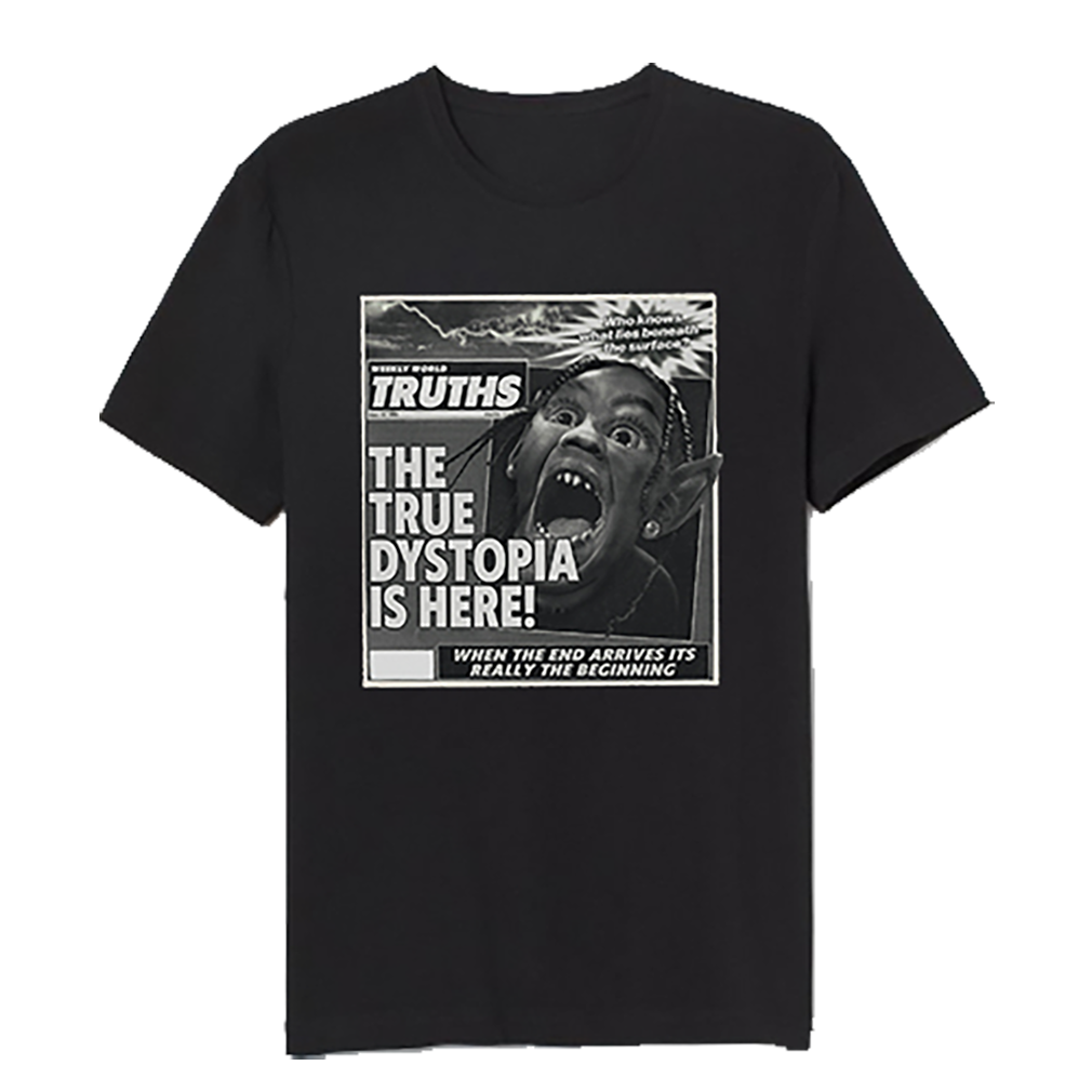 Travis Scott Escape Plan The True Dystopia Is Here T-shirt
