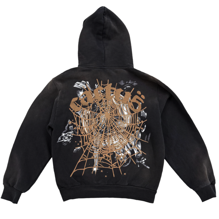 CJ X SP5DER AIRBRUSH HOODIE