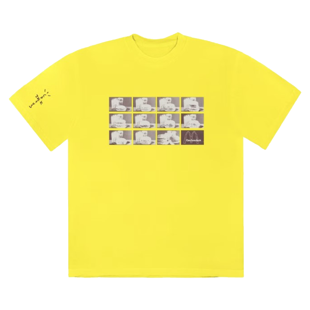 Travis Scott x McDonald’s Menu Mono Logo II T-shirt