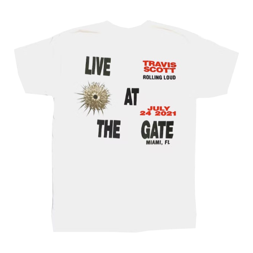 Travis Scott Live at the Gate Portal T-shirt