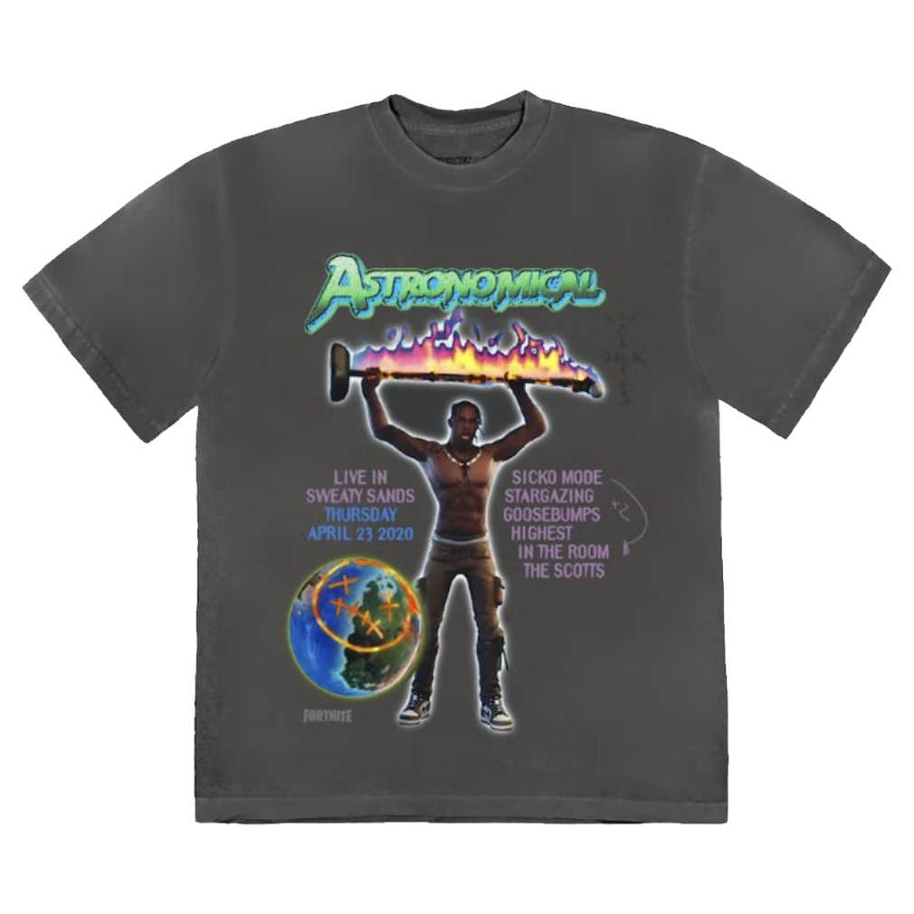 Travis Scott Back Bling T-shirt