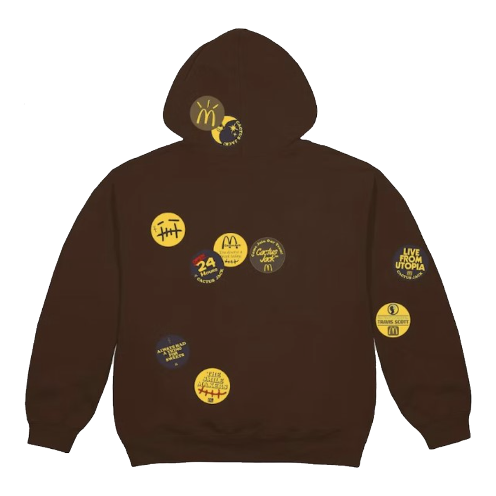 Travis Scott x McDonald's Sticker Bomb Hoodie