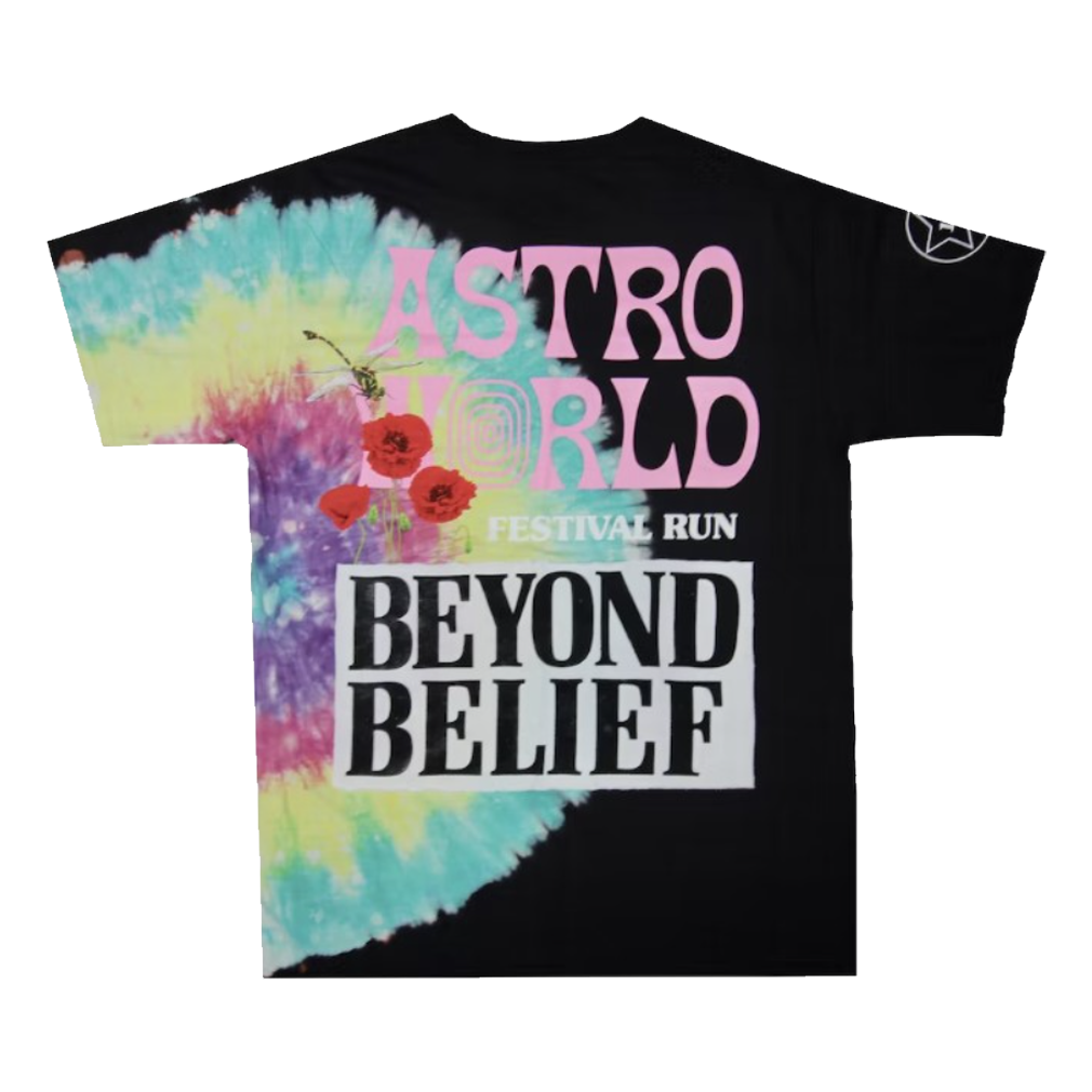 Travis Scott Astroworld Festival Run Tie Dye Tee