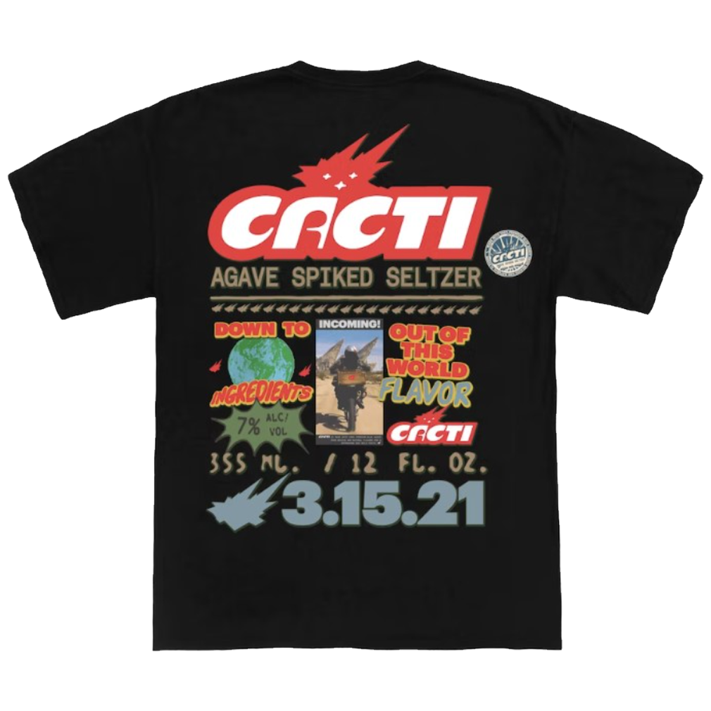 Travis Scott Cacti Down To Earth Tee