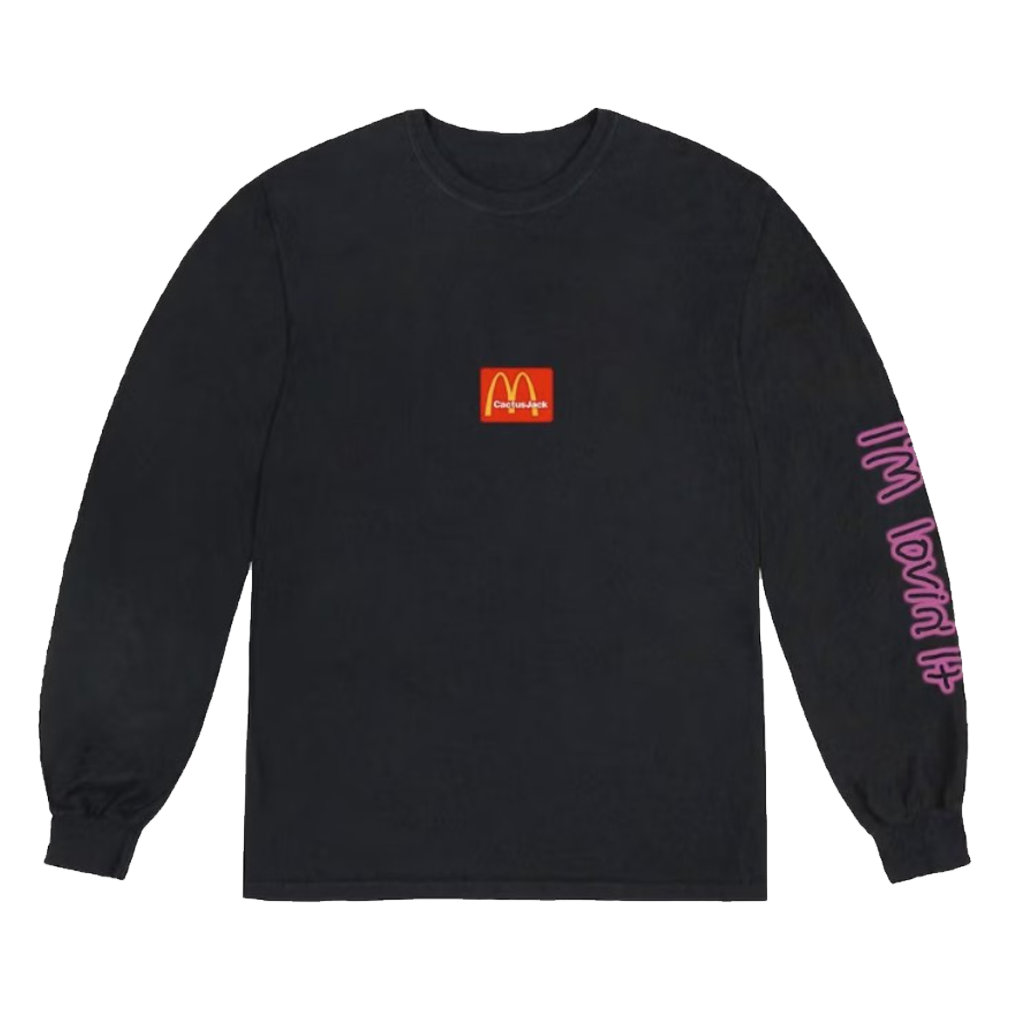 Travis Scott x McDonald's Action Figure Space L/S T-shirt