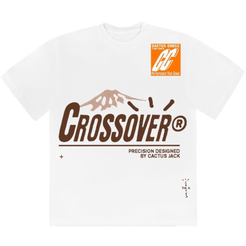 TRAVIS SCOTT CACTUS JACK CROSSOVER TEE WHITE
