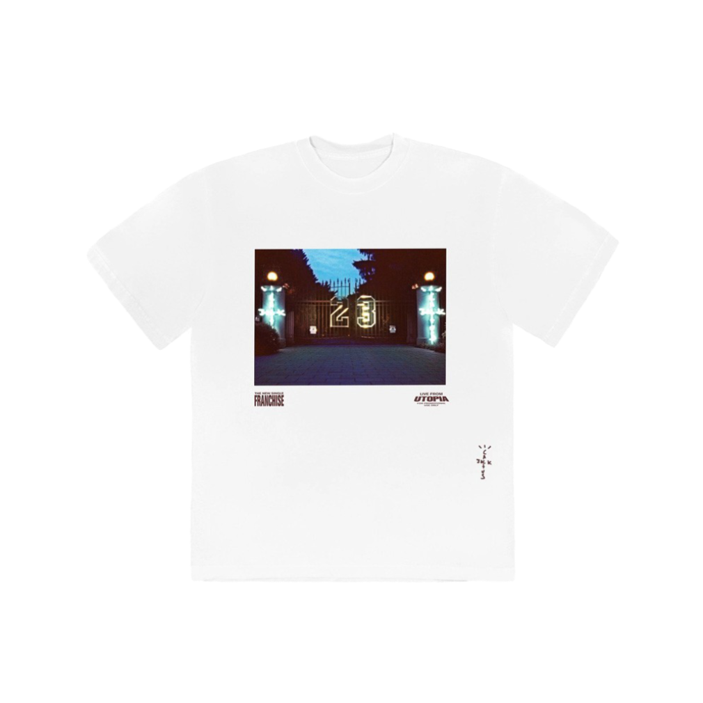 TRAVIS SCOTT GATES T-SHIRT WHITE