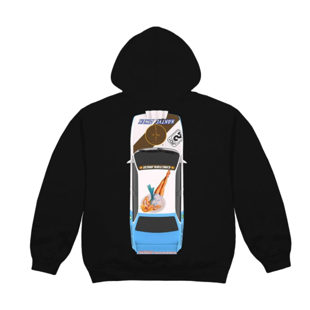 TRAVIS SCOTT JACKBOYS VEHICLE HOODIE BLACK