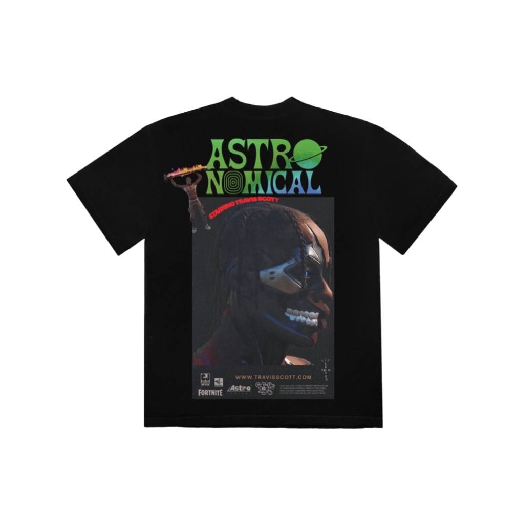 TRAVIS SCOTT SICKO EVENT II T-SHIRT BLACK