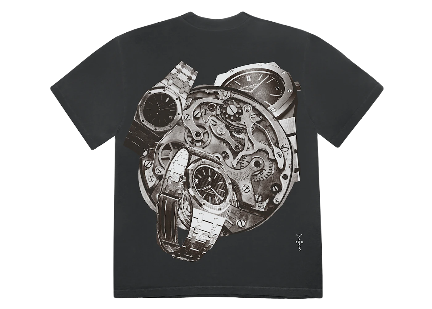 Travis Scott CJ x Audemars Piguet Collage Tee Black