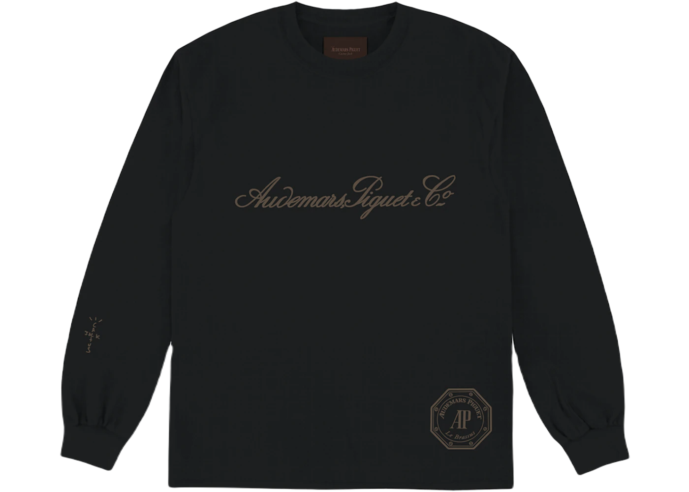 Travis Scott CJ x Audemars Piguet Le Brassus Long Sleeve Tee Black