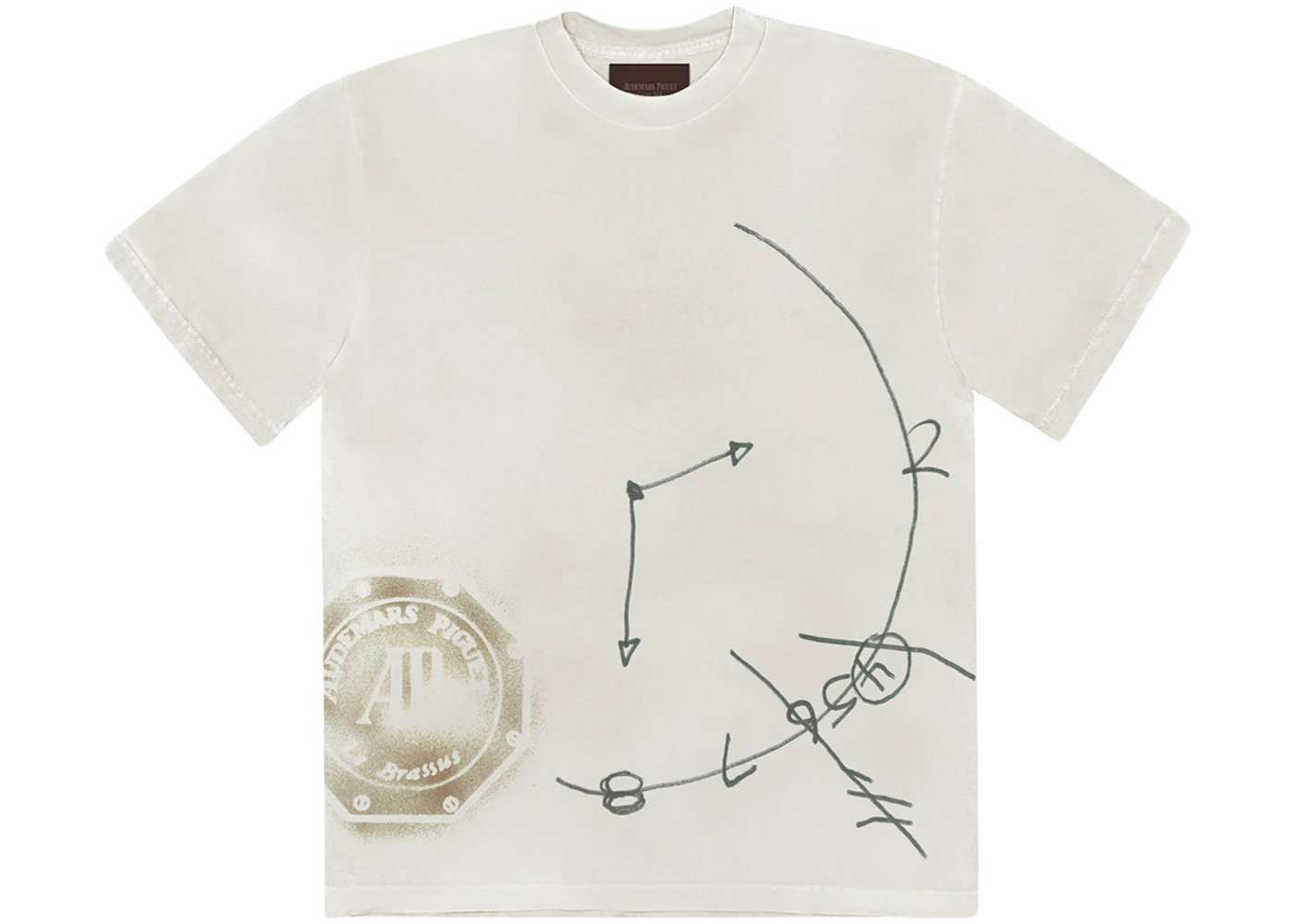 Travis Scott CJ x Audemars Piguet Time Zones Tee White