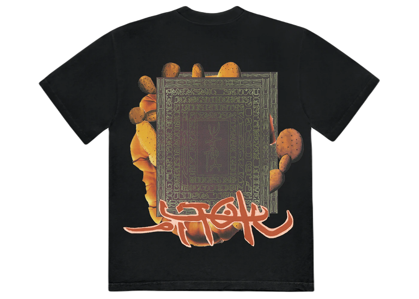 Travis Scott Manuscript Tee Black