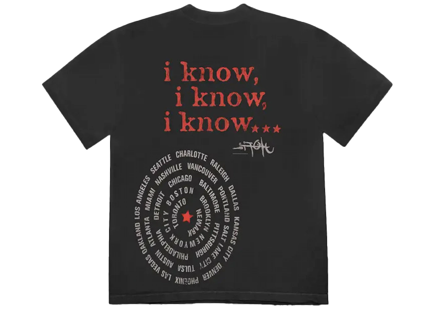 Travis Scott Utopia Circus Maximus 2023 Tour Tee