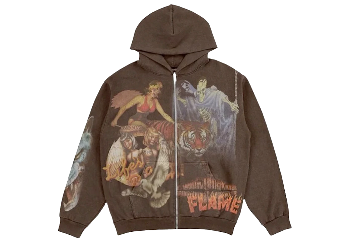 Travis Scott Utopia Circus Maximus 2023 Tour Zip-Up Hoodie
