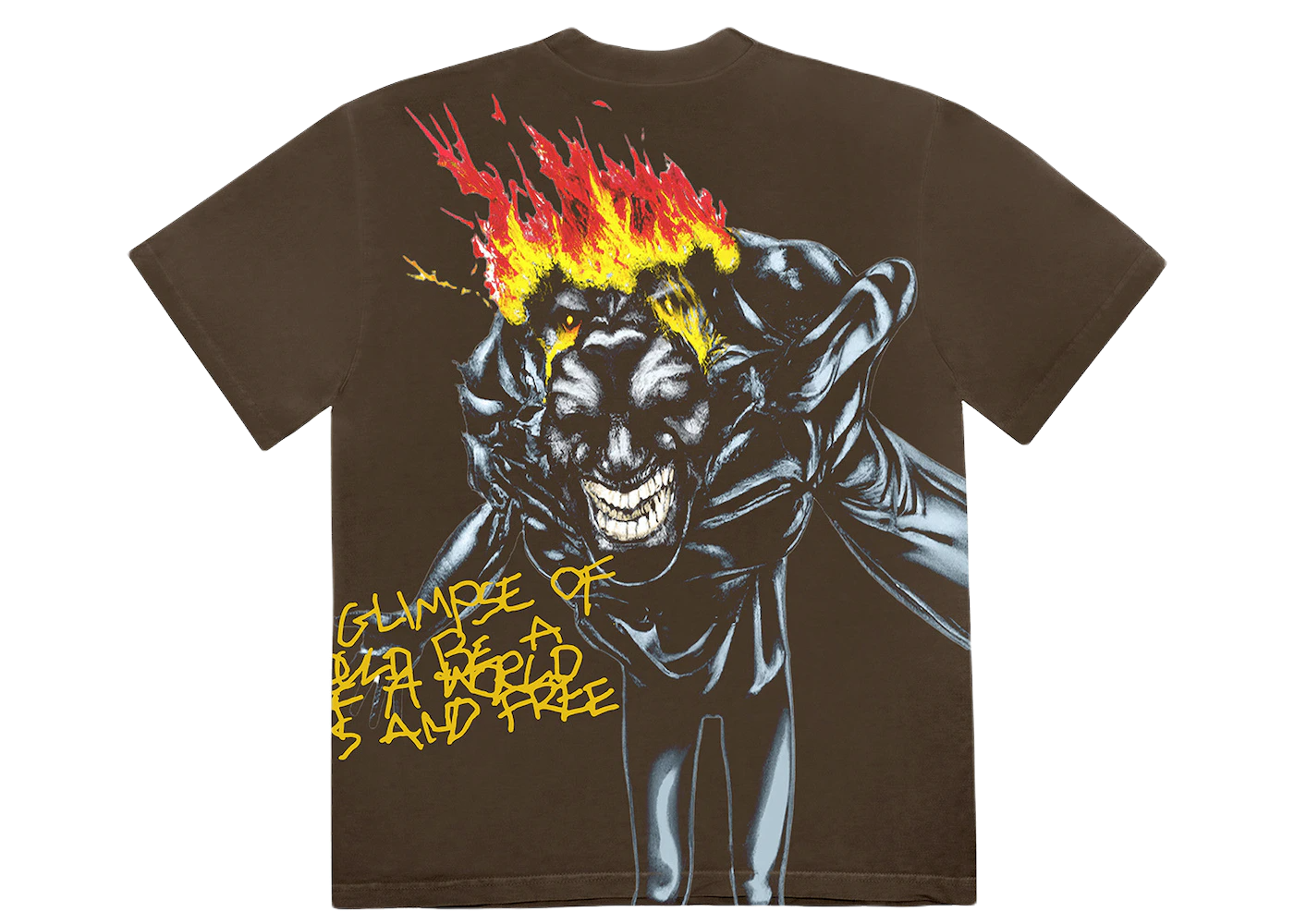 Travis Scott Utopia I Tee Brown