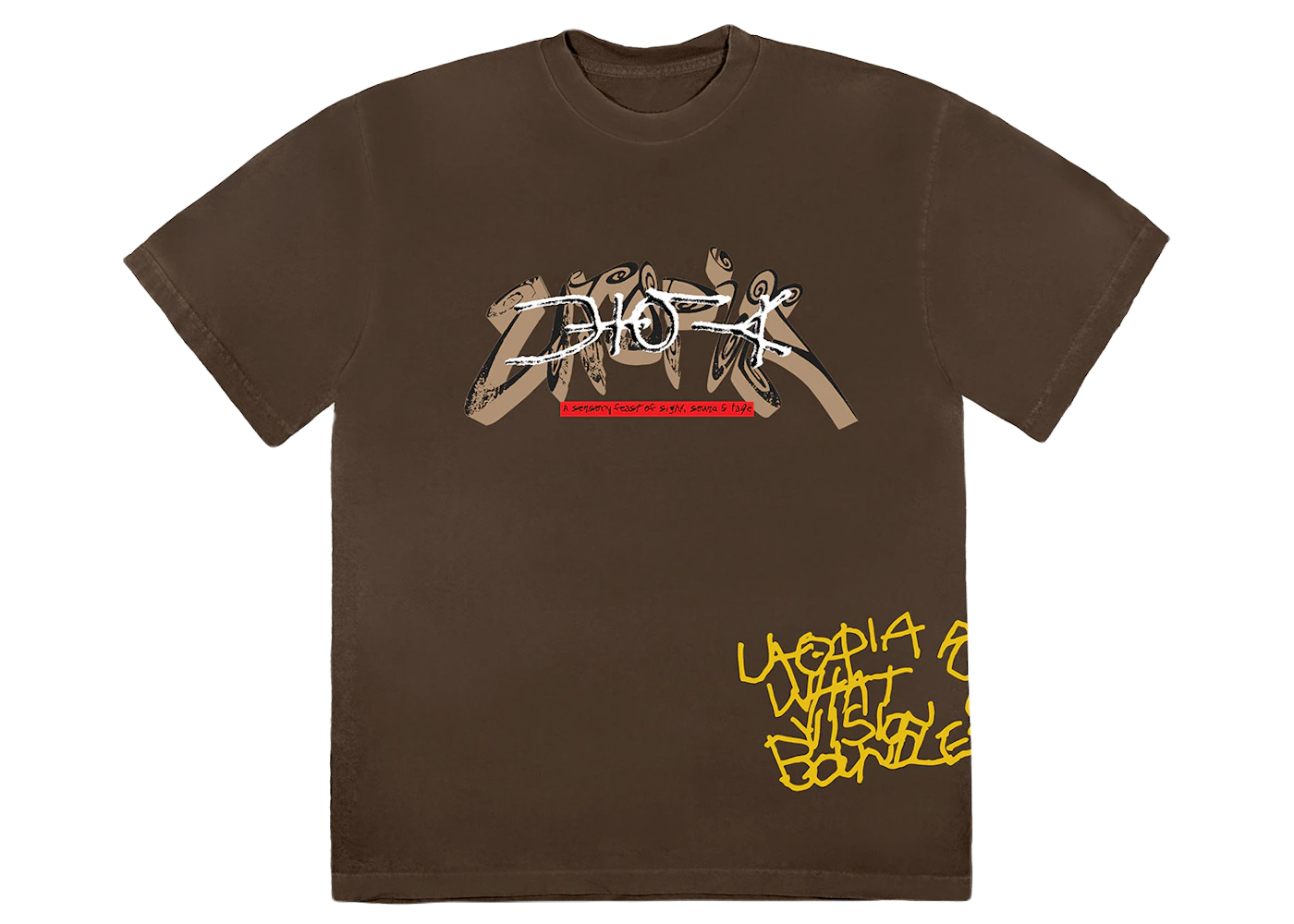 Travis Scott Utopia I Tee Brown