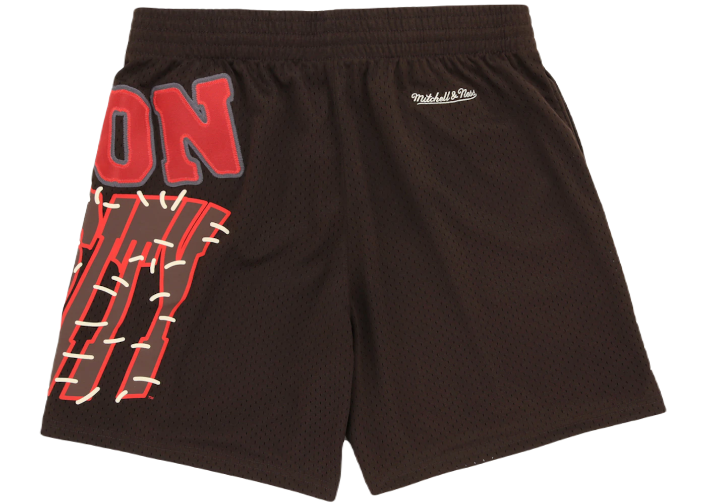 Travis Scott x Mitchell Ness Boston University Basketball Shorts Brown