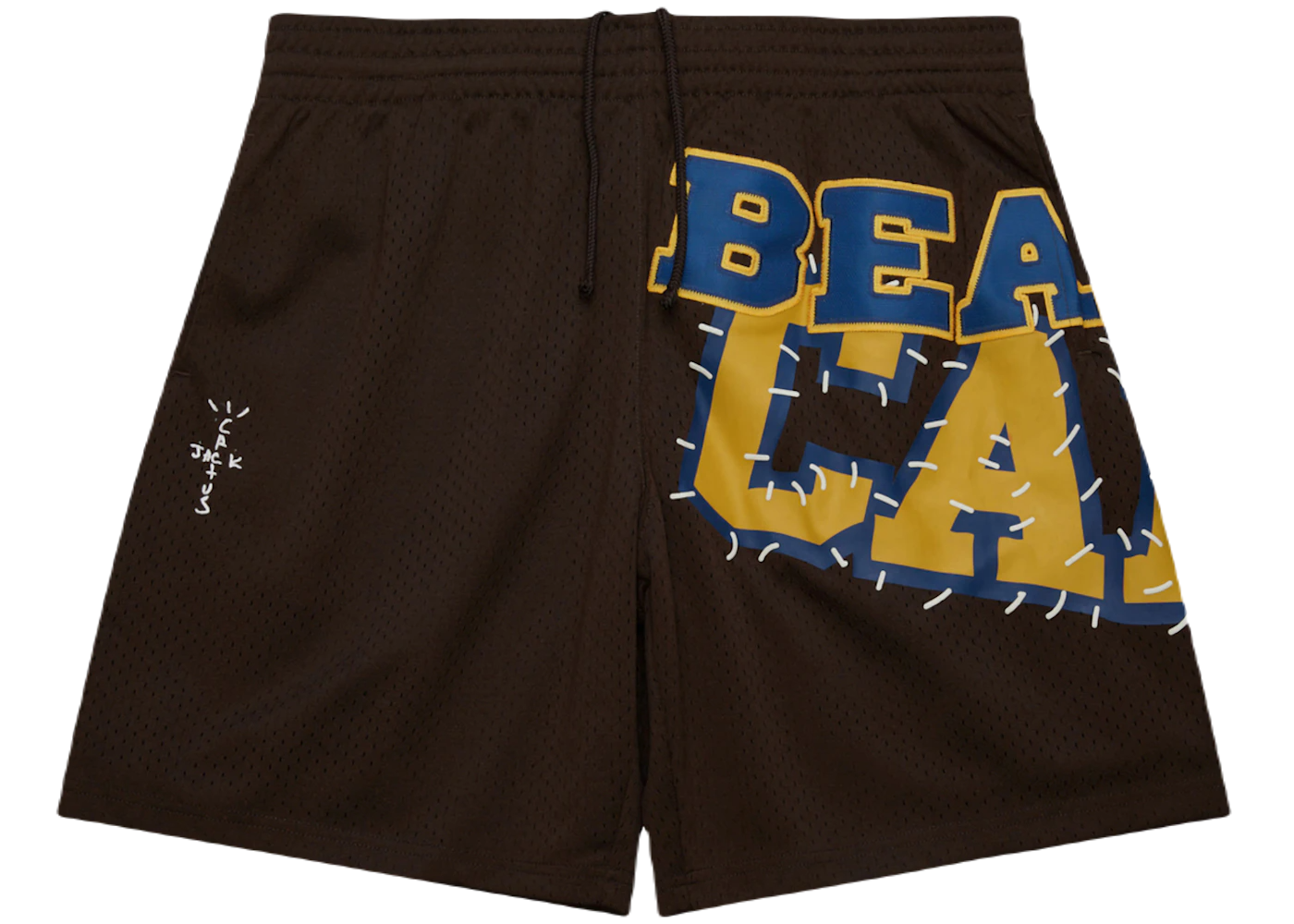 Travis Scott x Mitchell Ness Cal Bears Basketball Shorts Brown Travis Scott x Mitchell Ness Cal Bears Basketball Shorts Brown