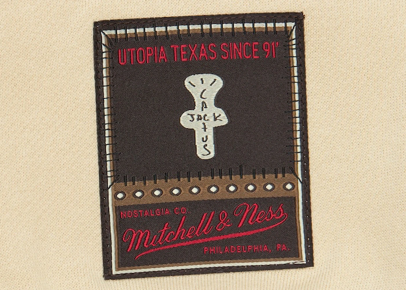 Travis Scott x Mitchell Ness Florida Gators Pullover Sweatshirt Tan