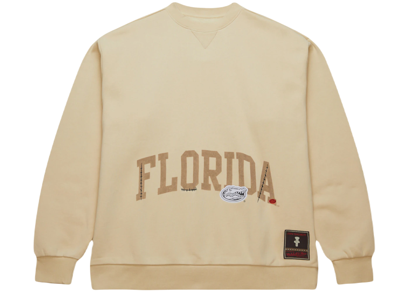 Travis Scott x Mitchell Ness Florida Gators Pullover Sweatshirt Tan